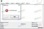 ���GOM������������ʱInvalid filename����